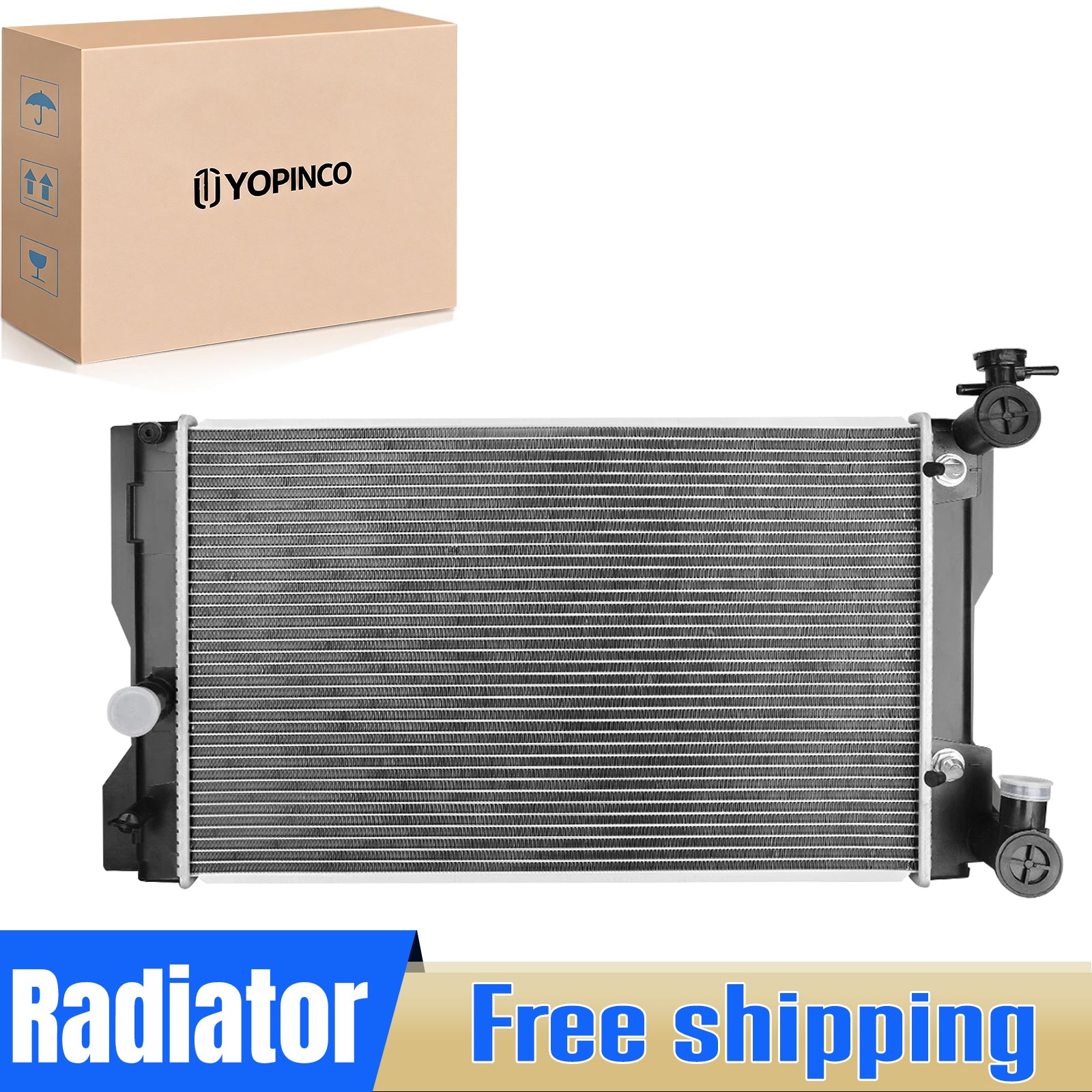 13129 Radiator for 2009-2018 Dodge Ram 1500 / 2019-2021 Classic 3.7L 4.7L 5.7L